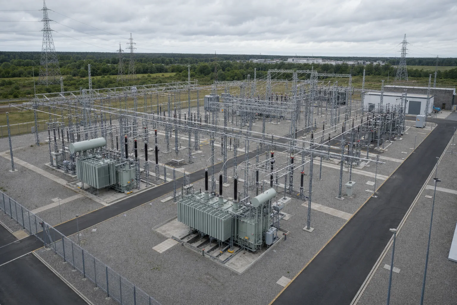 Industrial site development and infrastructure works